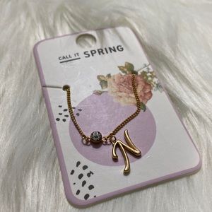 NWT Gold Tone “N” Bolo Bracelet!